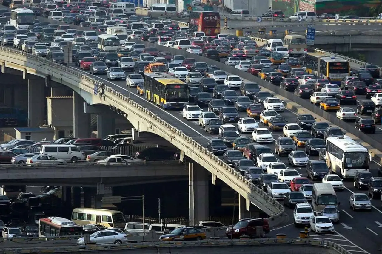 ترافیک در بزرگراه های تهران