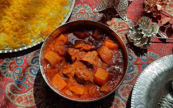 خورشت کدو حلوایی