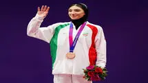 بانو ورزشکار  ایرانی بازهم افتخار افرید|دومین سهمیه تکواندو برای المپیک به مبینا نعمت زاده رسید