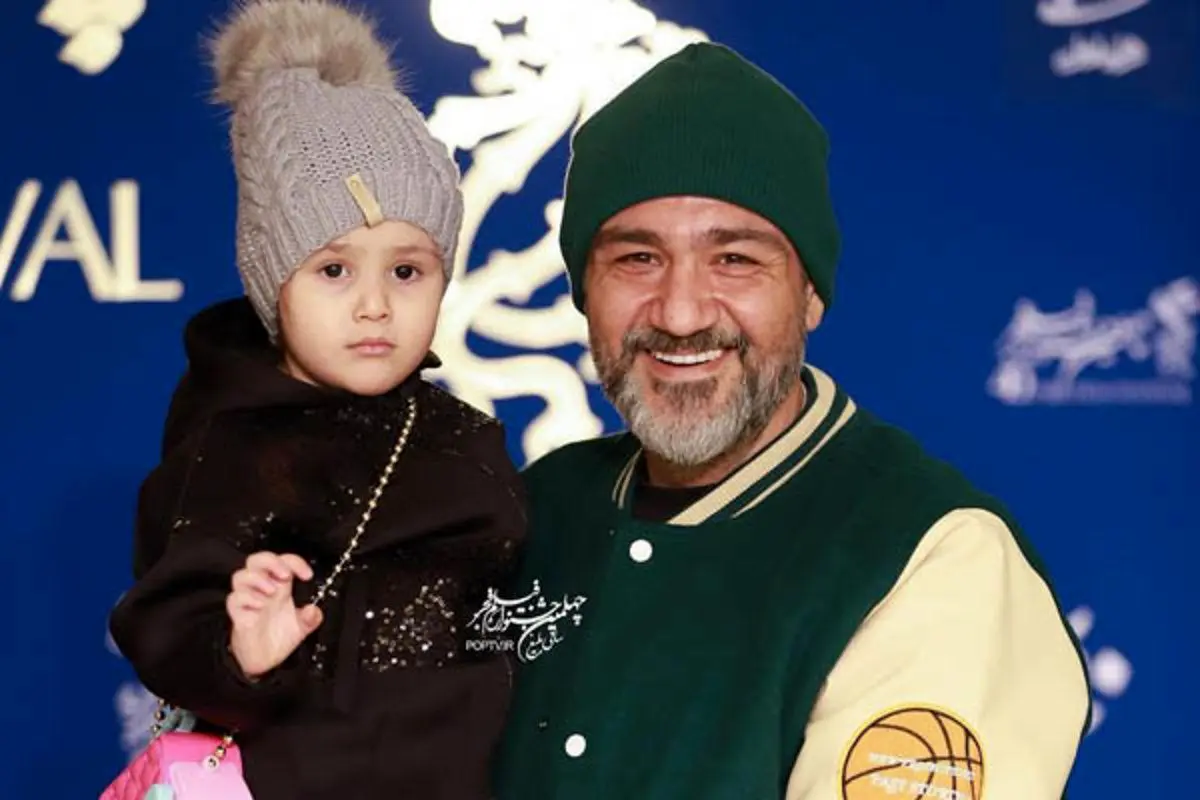 دختر مهران غفوریان و دلبری هایش برای پدرش! | سلفی عاشقانه مهران غفوریان و دخترش هانا