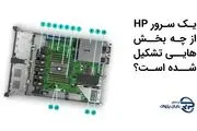 یک سرور HP از چه بخش هایی تشکیل شده است؟