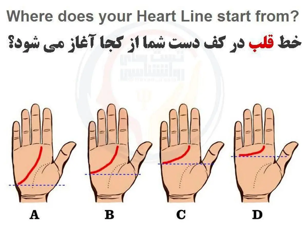 خط قلب کف دستت تمام آیندتو فاش میکنه | تست شخصیت شناسی