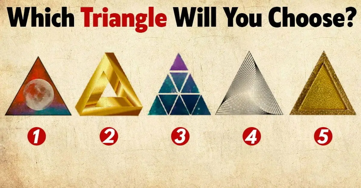 یکی از مثلث هارو انتخاب کن تا ویژگی منحصر به فردت و بگم | تست شخصیت شناسی