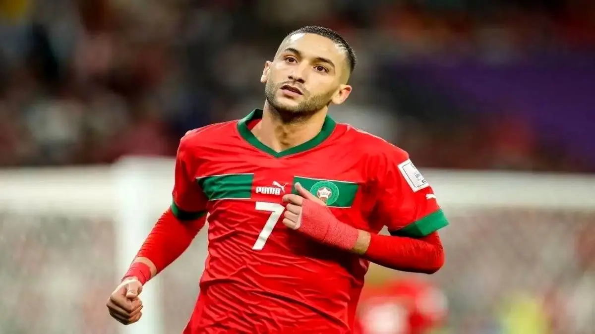 حمایت دیدنی فوتبالیست مراکشی از فلسطین وسط جشن قهرمانی+ویدئو