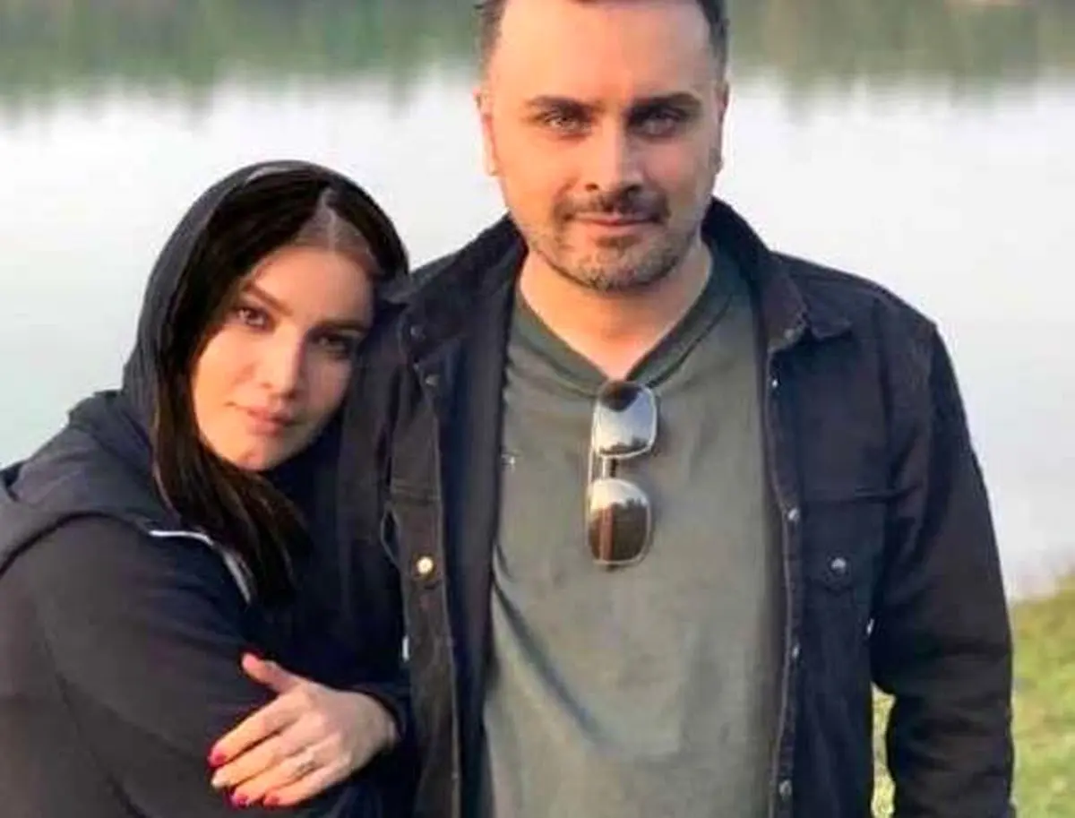 عاشقانه متین ستوده و همسرش+عکس